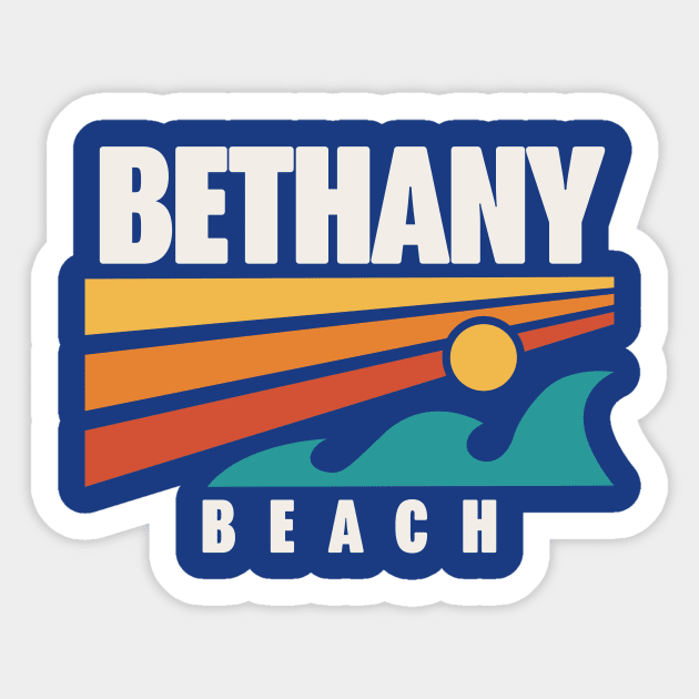 Bethany Beach Souvenir Bethany Beach Delware Sticker by PodDesignShop